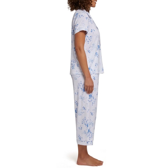 LOFT Notch Ladies Collar Capri Sleep Set - Picture 2 of 5